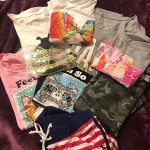 7 beautiful shirts and 1 short